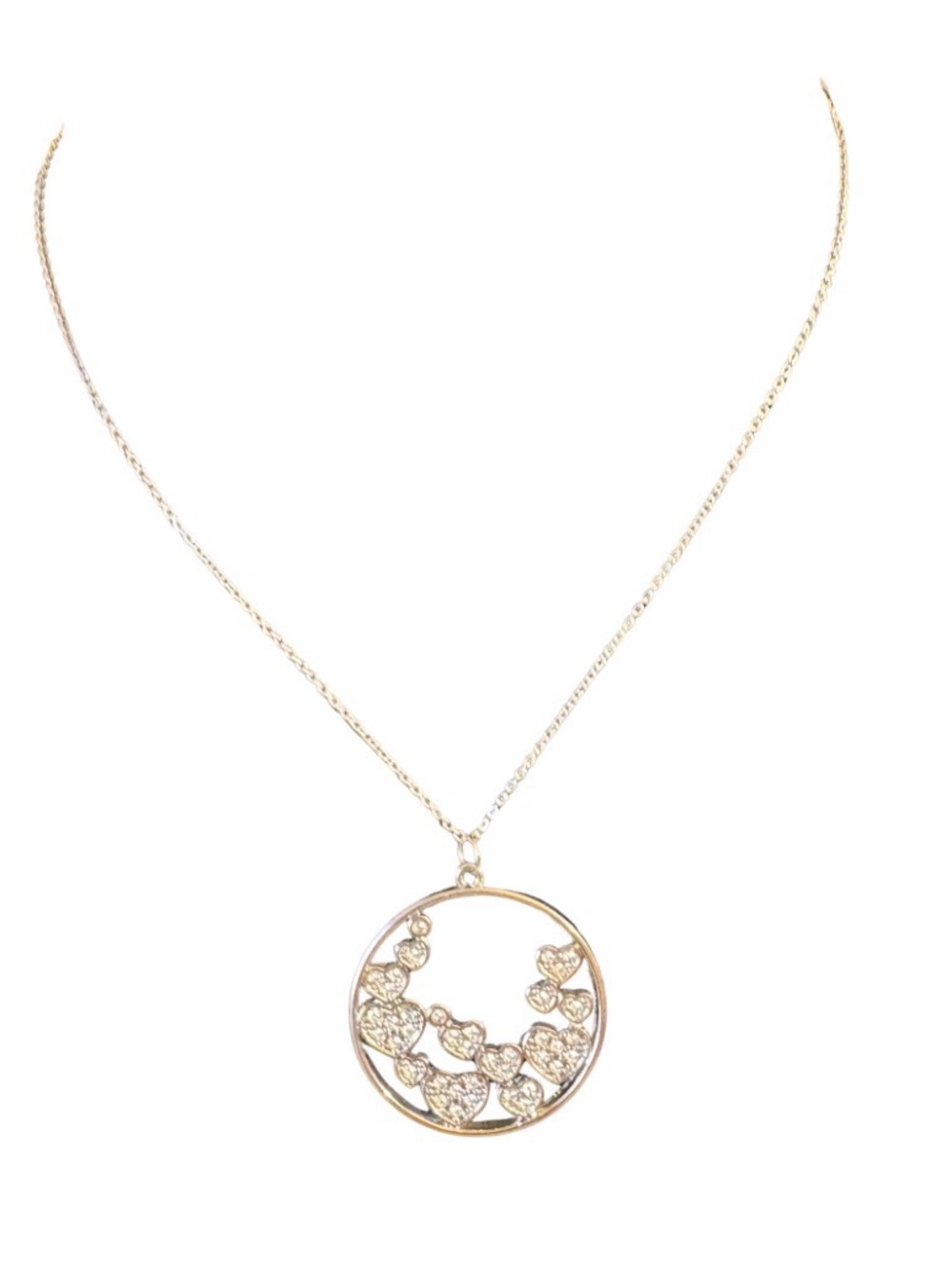 Rhinestone Hoop with Hesrts